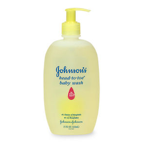 Johnson head to store toe baby wash